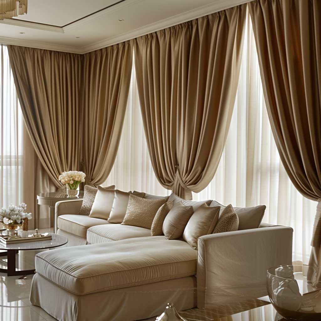 NAZA HOME | Tüm perde çeşitleri; Fon Perde, Tül Perde, Stor Perde, Zebra Perde, Ahşap Jaluzi, Cam Balkon Perdesi(Plicell) | fon perde tul perde 1